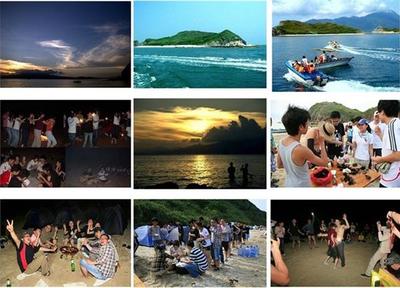 大甲岛露营烧烤两日游 深圳周边的海岛野趣之旅